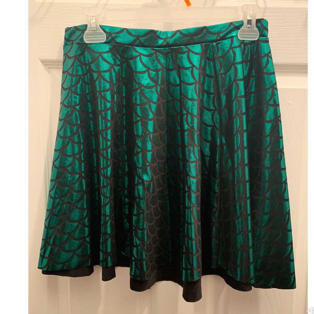 Mermaid Scale Skater Circle Skirt